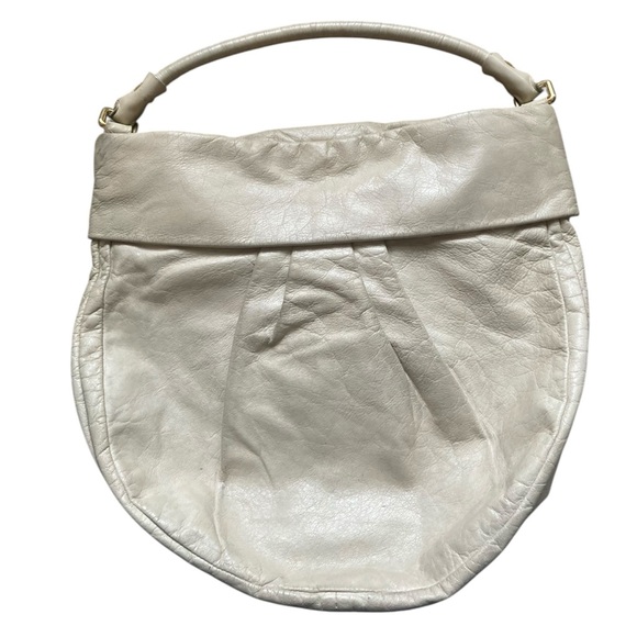 Marc by Marc Jacobs Cream Leather Hobo Workwear Shoulder Bag - Picture 2 of 7